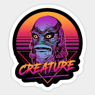 Retro Creature Sticker
